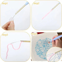 Thumbnail for ThreadArt – Hecho a mano y colorido – Kit de bordado de animales