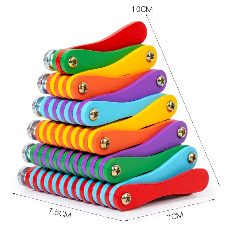 Folding Brain Toy™ – Piensa y juega – Puzzle plegable de madera