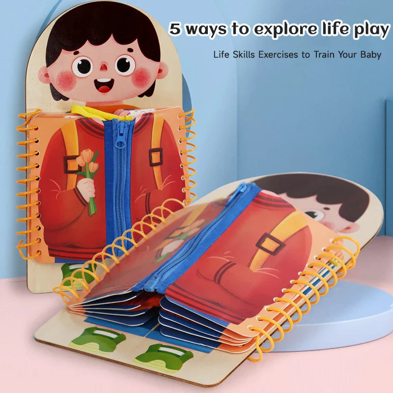 Little Helper™ - Botón y cremallera - Tablero de actividades