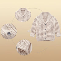 Thumbnail for CozyCub – Cómodo y moderno: jersey de punto para niño