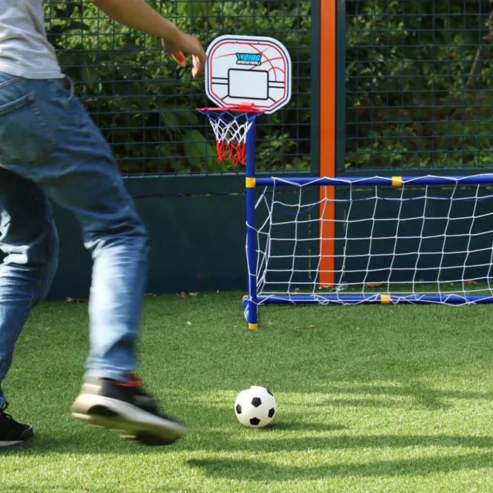 Kids Ball Games - Doble diversión: set de juguetes de fútbol y baloncesto