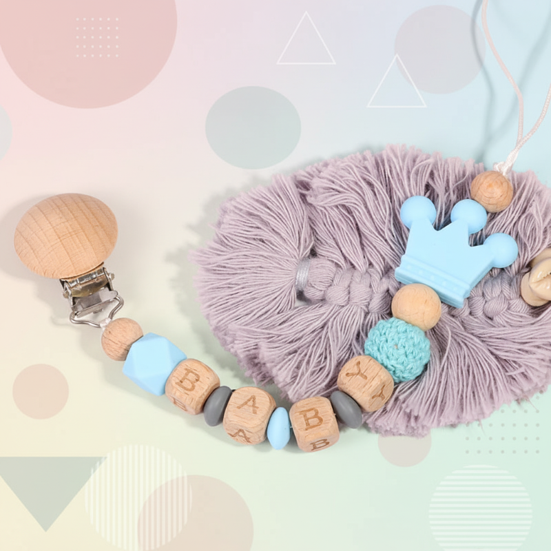 Personalized Pacifier Chain – Seguro y elegante: llavero para chupete personalizado