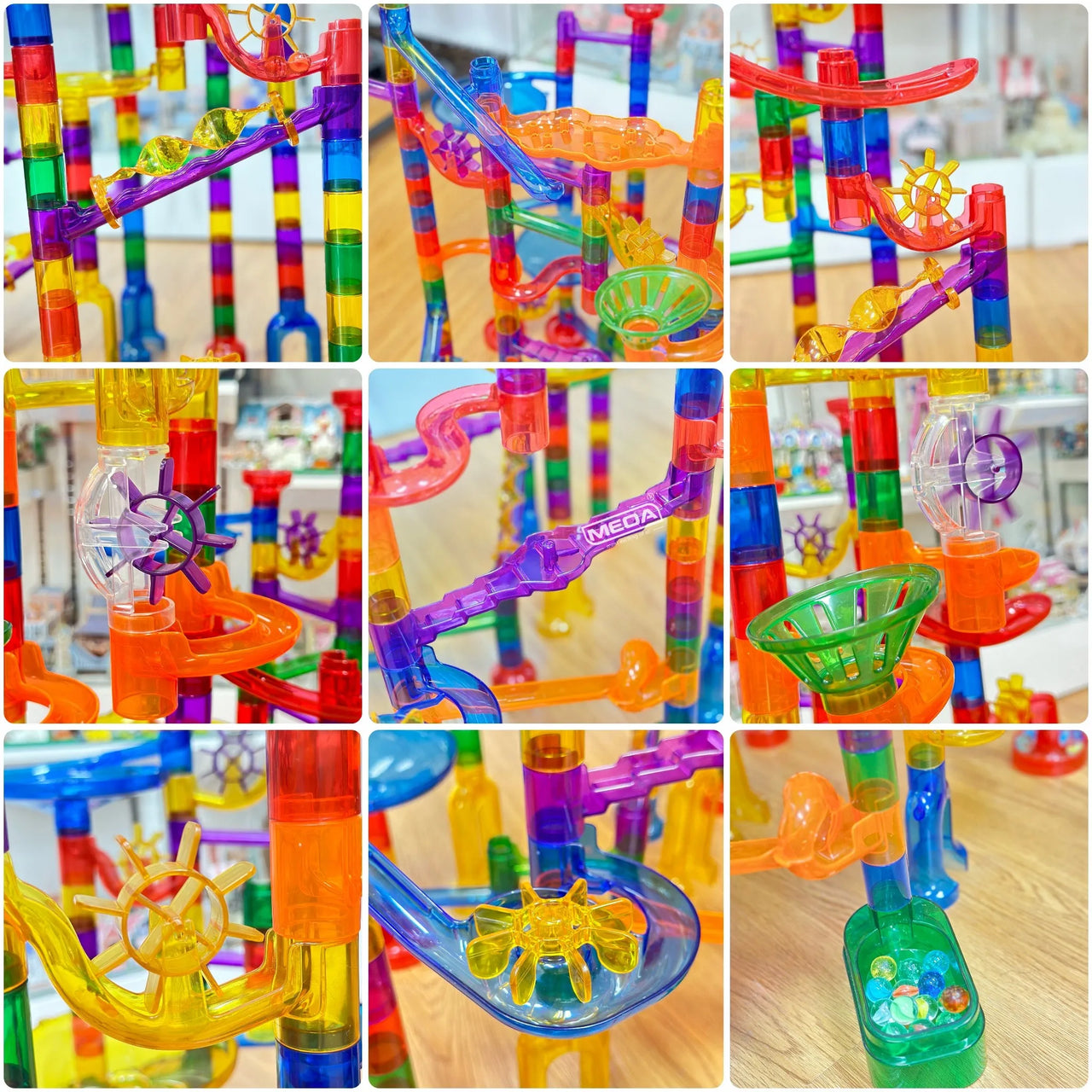 MarbleRun – Seguro y educativo - Juego de construcción de pistas de canicas