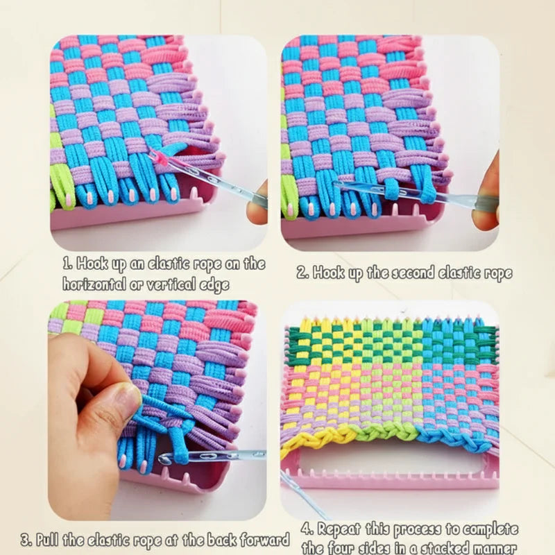 ColorLoop – Sencillo y divertido – Kit de tejido DIY para niños