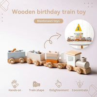 Thumbnail for TrainCount –  Clásico y educativo: tren Montessori de madera