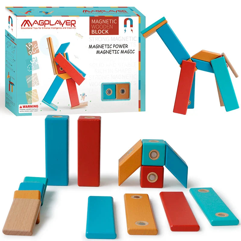 Stick & Snap™ – Magia magnética – Juguetes de construcción magnéticos