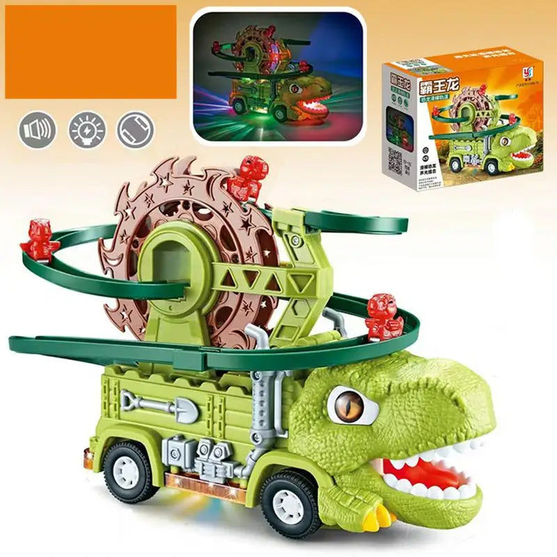 Dino Slide Truck™ - Trepa y corre con los dinosaurios - Camión con tobogán para dinosaurios