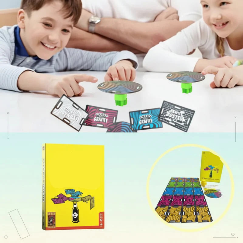 GravityFun – Emocionante e interactivo – Juego de cartas de equilibrio antigravedad