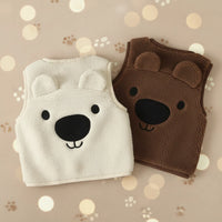 Thumbnail for Baby Bear Fleece Vest – Cálido y suave – Chaleco infantil con ositos