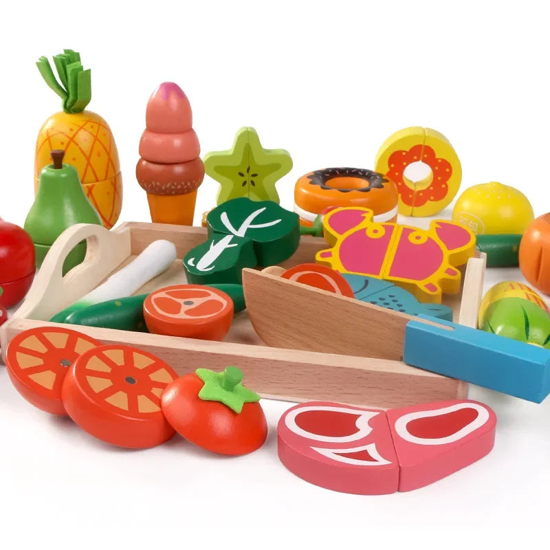 MiniChef – Divertido y creativo: juego magnético de cocina de madera