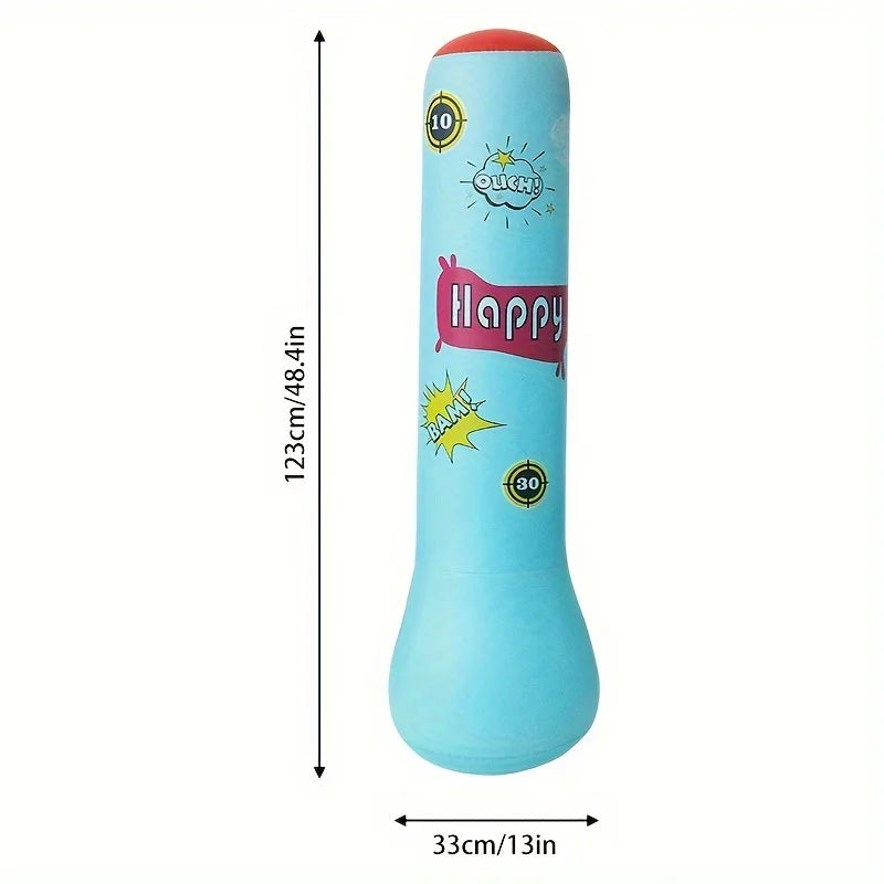 BopBag – Divertido y activo: saco de boxeo hinchable con guantes