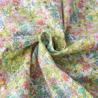 Thumbnail for Floral Dress – Ligero y vaporoso – Vestido de manga ondulada para niña