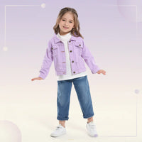 Thumbnail for Candy Color Chaqueta vaquera – Chaqueta vaquera ligera para niños