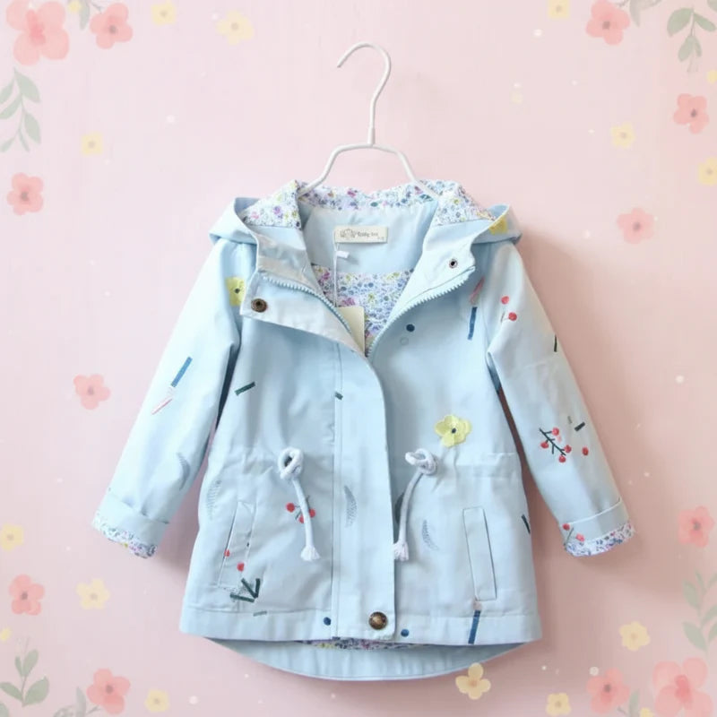 Girls Windbreaker Jacket – Ligera y elegante – Chaqueta infantil