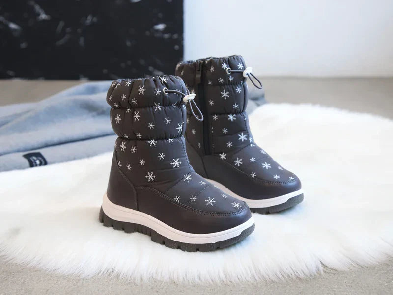 Mini Fashion™ - Cálidas e impermeables - Botas de nieve con estrellas