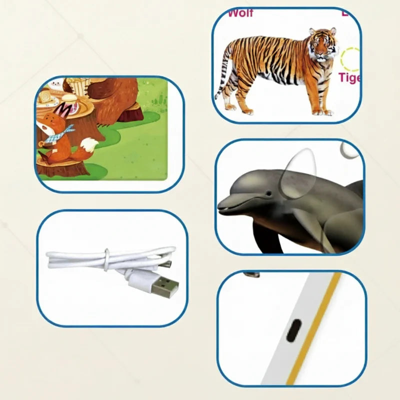 LittleVoices – Interactivo y lúdico – Libro sonoro temático (inglés)