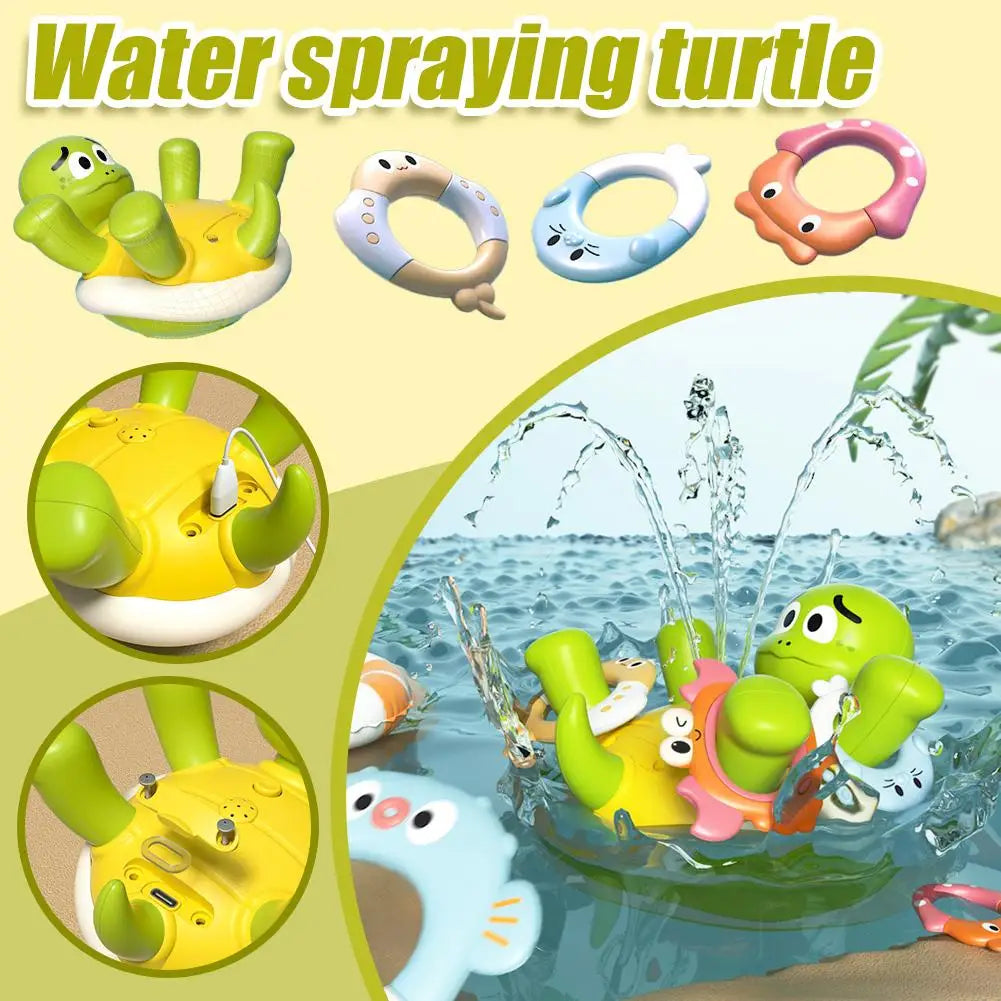 Water Turtle™ – Spetterpret en mal - Schildpad Fontein