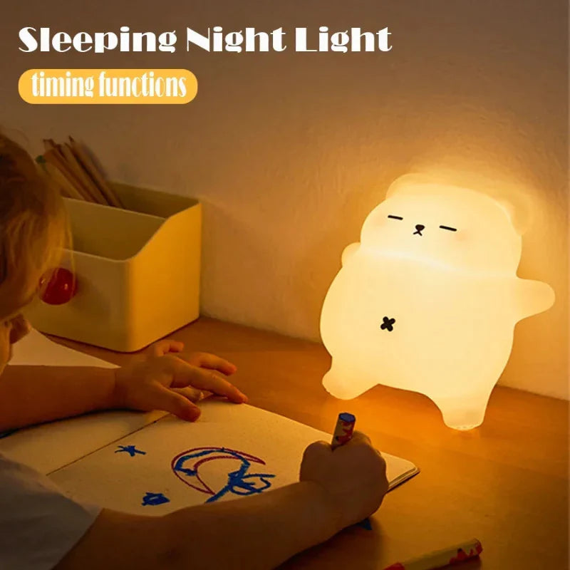 LumiBear – Bonita y relajante: lámpara de noche con luz suave