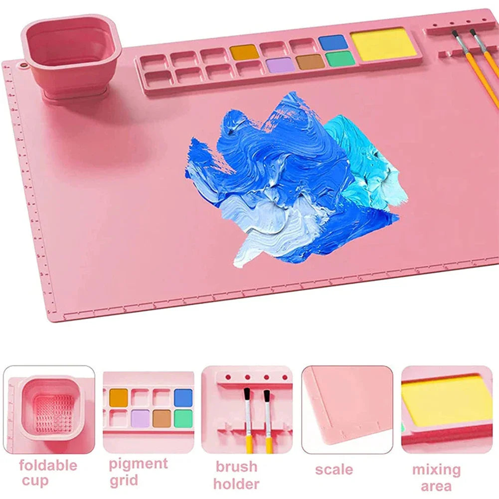 Canvas Mat™ - La limpieza es pan comido - Alfombrilla de lona creativa
