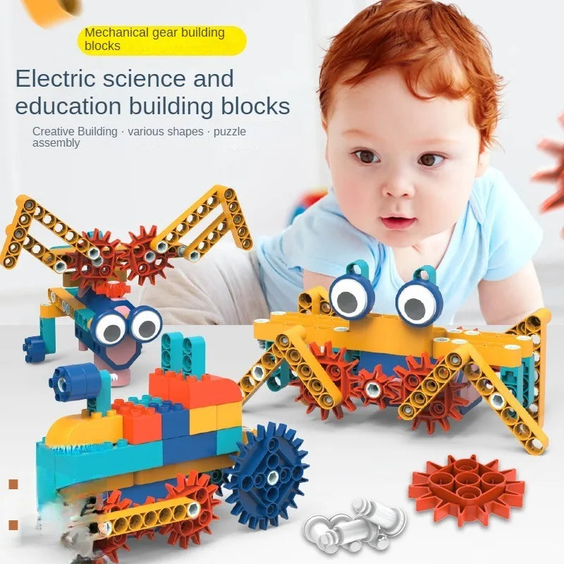 BuildPlay – Juguetes educativos STEM - Juego de construcción eléctrico