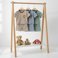 Thumbnail for Kids Stripe Outfit – Moda y comodidad: conjunto infantil de verano