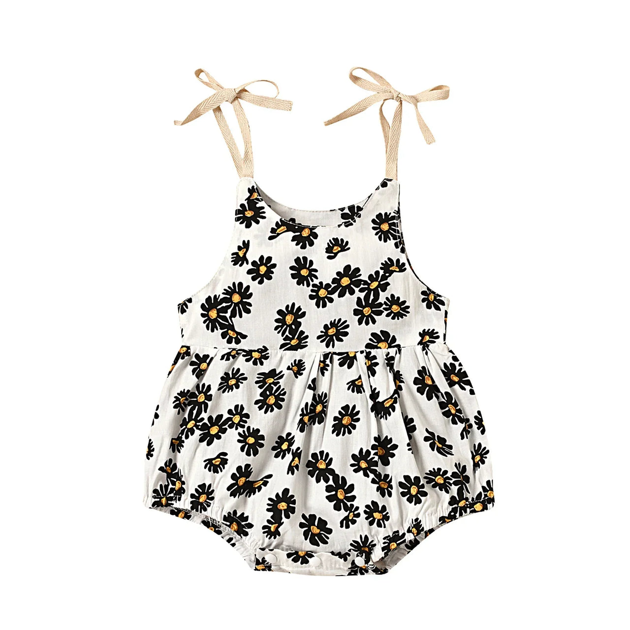 Mini Fashion™ - Vestido mono con estampado de flores