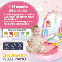 Thumbnail for Musical Baby Play Gym – Colorido y educativo – Alfombra de gimnasia para bebés