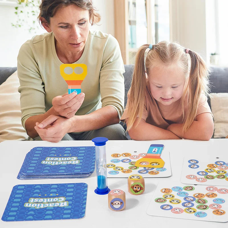 Puzzle Duel™ - Rápido e inteligente - Juego de mesa interactivo de reacción