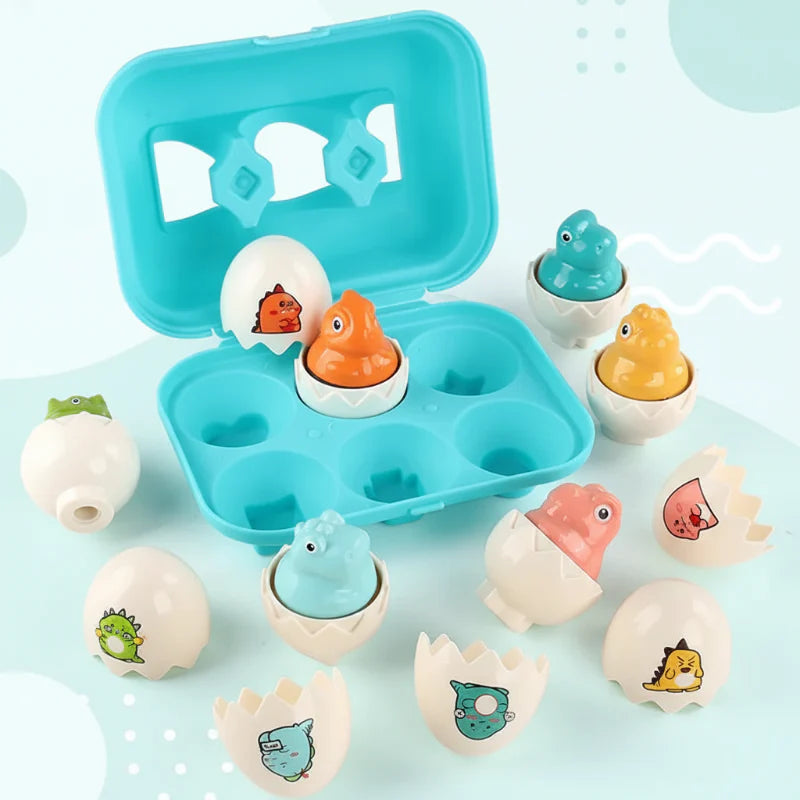 Montessori 3D Eggs Puzzle – Una actividad divertida para Pascua: juego de clasificar huevos