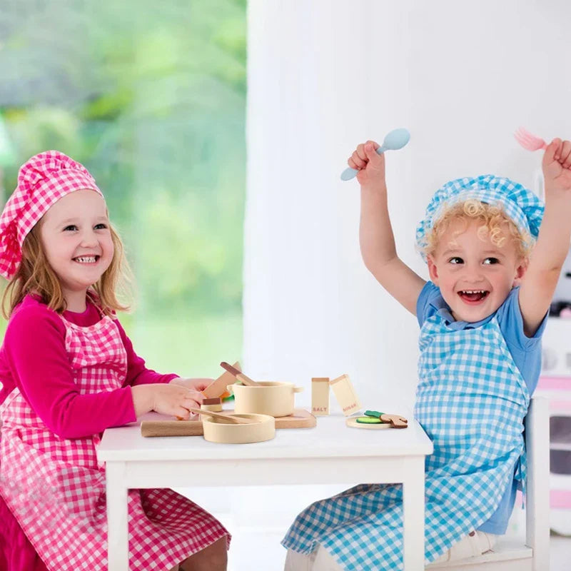 Woods™ - Mini-Chefs On The Move - Set de cocina de madera