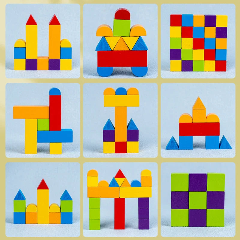 Reflection Play™ – Reflejar y aprender – Puzzle de bloques con espejo