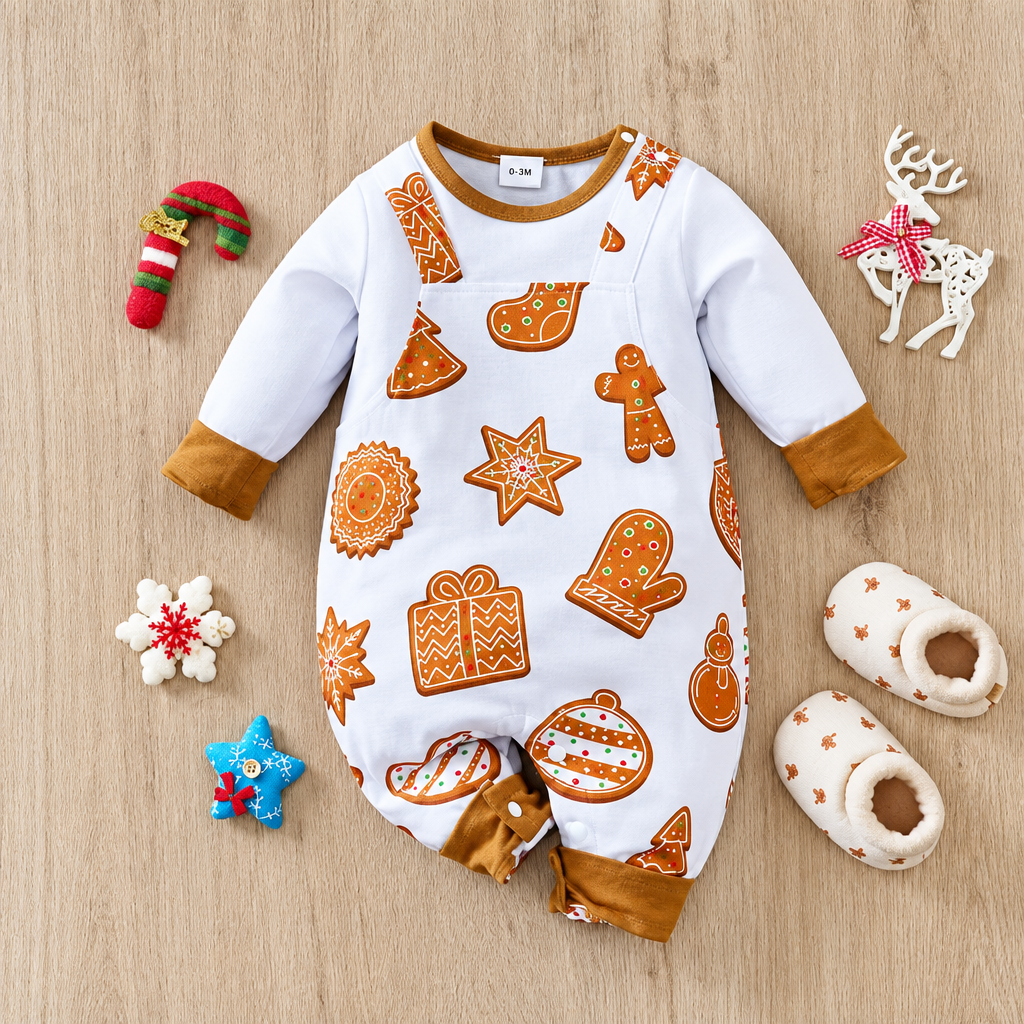 Mini Fashion™ - Material suave - Disfraz de Navidad para bebé