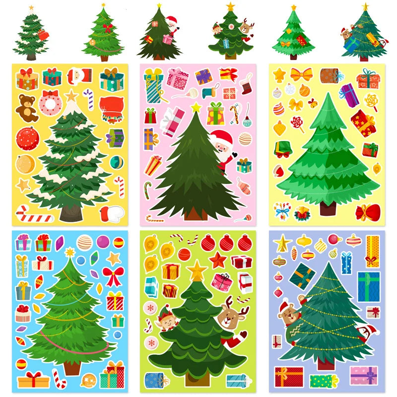 Xmas Tree Stickers™ - Construye tu propio milagro navideño - Adhesivos navideños