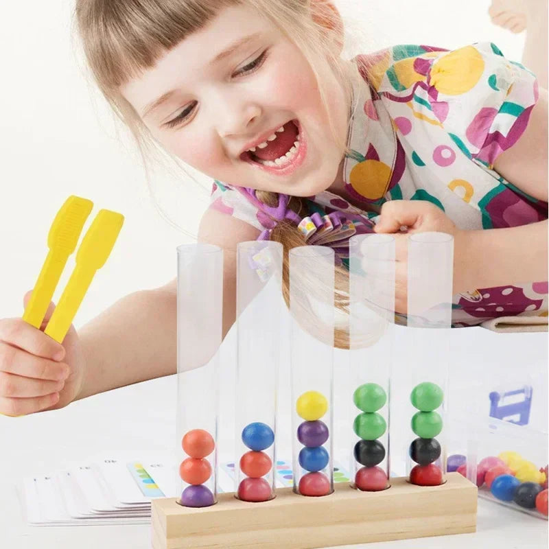 Tube Clip Beads™ - Rompecabezas delgado - Tubos para cuentas de colores
