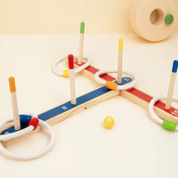Thumbnail for Montessori Ring Toss Game – Activo y educativo: juego de lanzamiento de aros