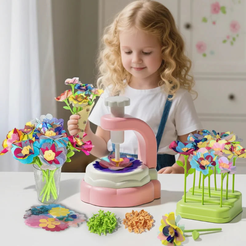 DIY Flower Bouquet Toy – Creativo e interactivo – Set de manualidades con flores