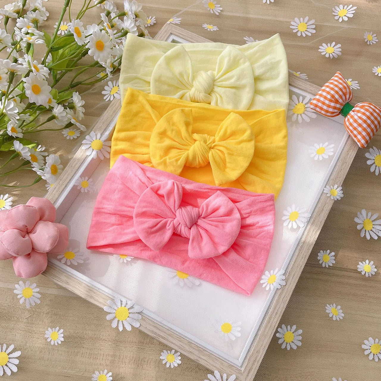 Mini Fashion – A la moda y suave – Diademas con lazo para niños