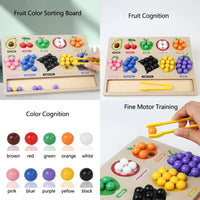 Thumbnail for Toddler Clips™ - Frutas y formas - Juego de clasificación