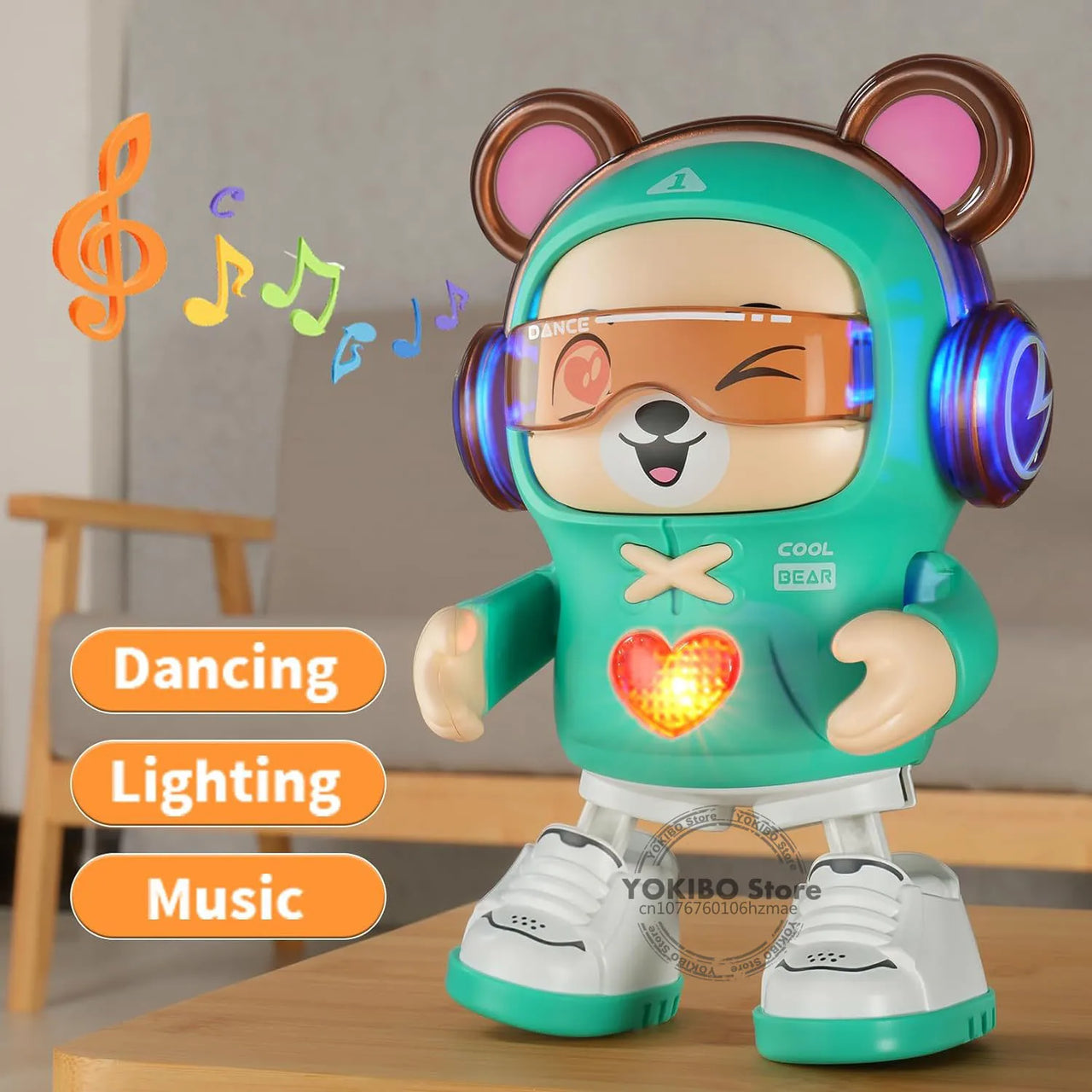 Dancing Bear Robot™ - Desarrollar la motricidad - Robot oso bailarín