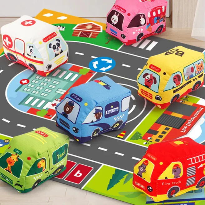 Car Playmat™ - Aventuras de dibujos animados - Alfombra - pista para coches