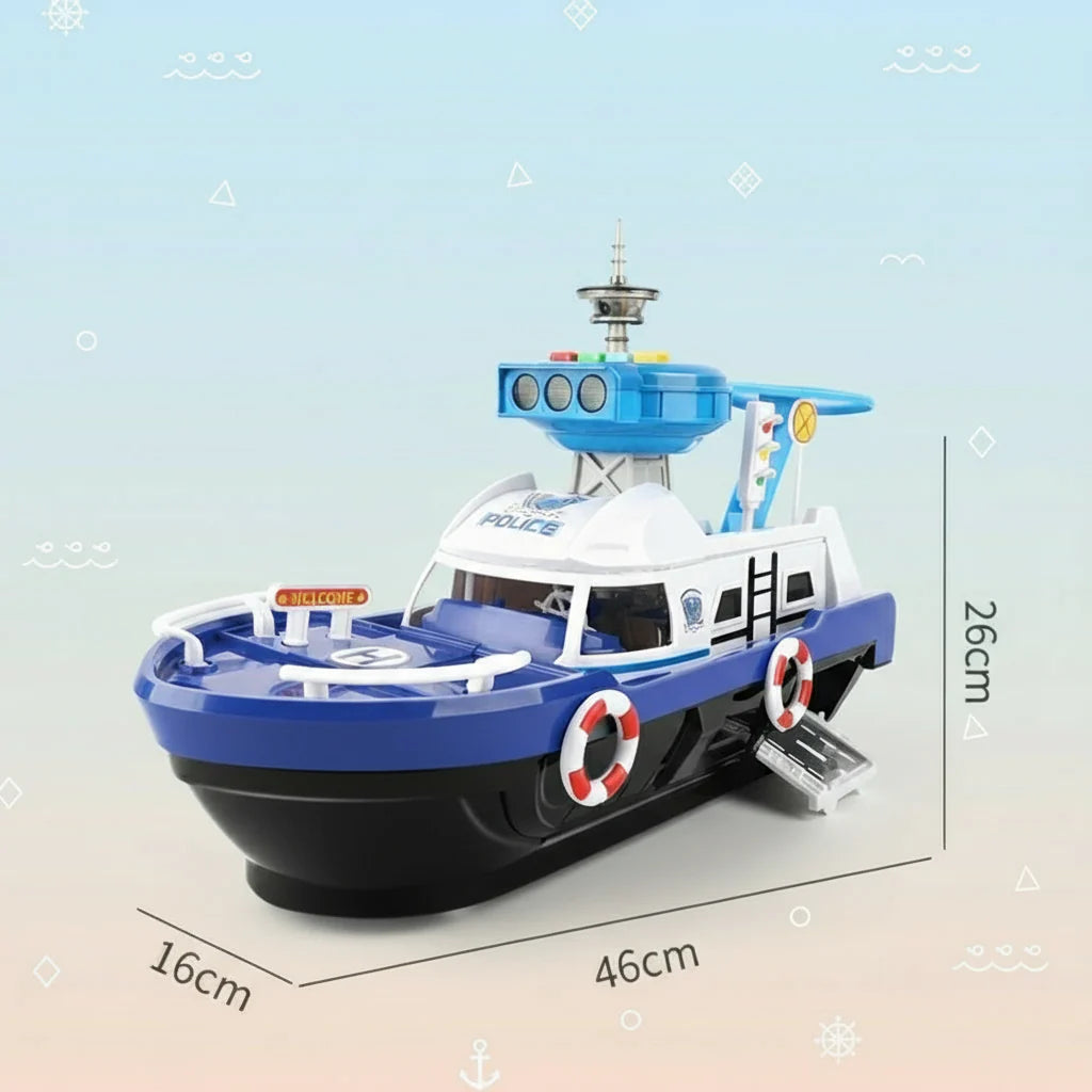 PlayHarbor – Musical e interactivo: barco de juguete con luz y sonido