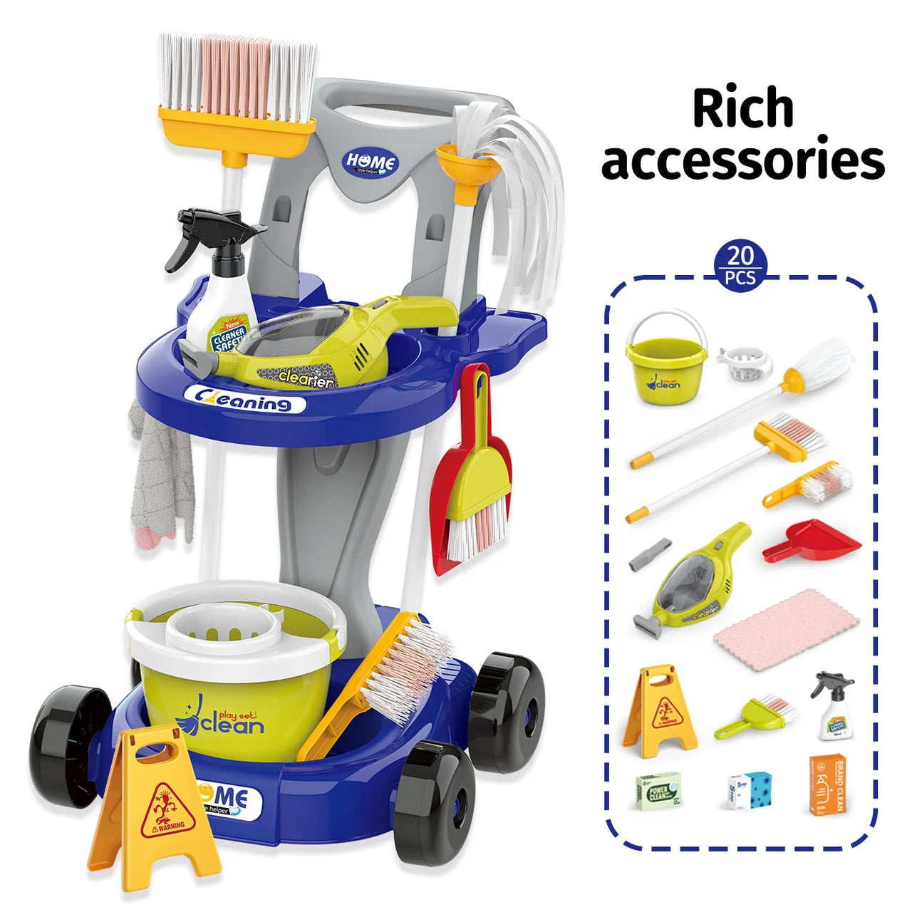 CleanPlay – Educativo y divertido: carrito limpiador de juguetes