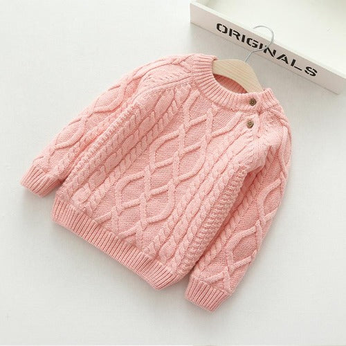 LittleLoom – Divertido y acogedor: jersey de invierno de lana tejida