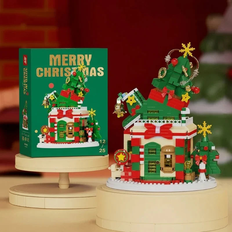 HolidayBlocks – Alegre y decorativo: mini bloques de construcción navideños
