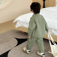 Thumbnail for Boys Fashion – Moderno y cómodo – Conjunto cargo para niños