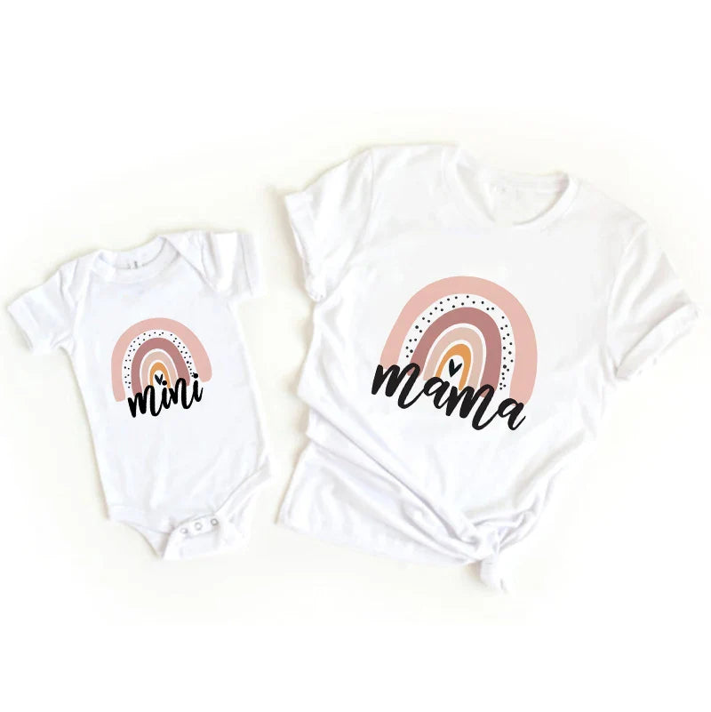 Mini Fashion™ - Mamá e hija - Set de camisa y pelele a juego