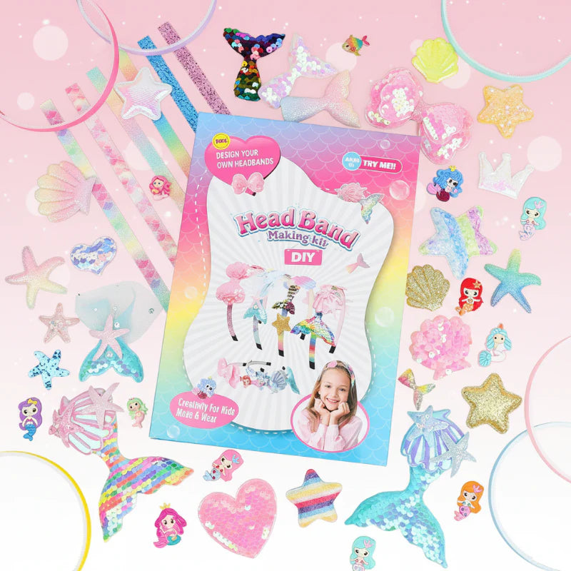 DIY Headband Making Kit – Creativo y divertido – Set de accesorios para el pelo
