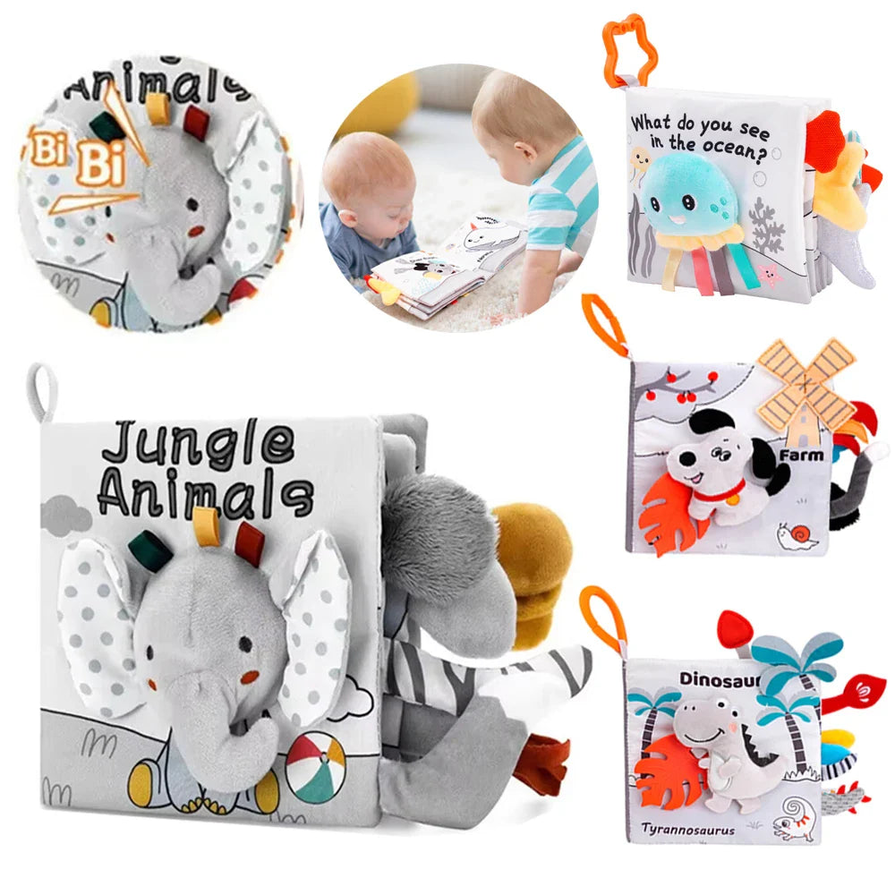 Soft Sensory Book – Siente y descubre - Folleto para bebés