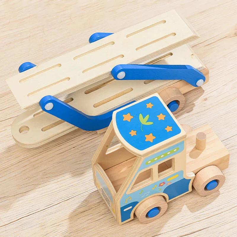 CargoMatch – Creativo y educativo: camión de madera