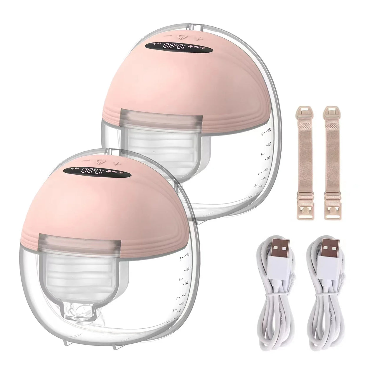 MammaEase – Silencioso y seguro - Extractor de leche manos libres